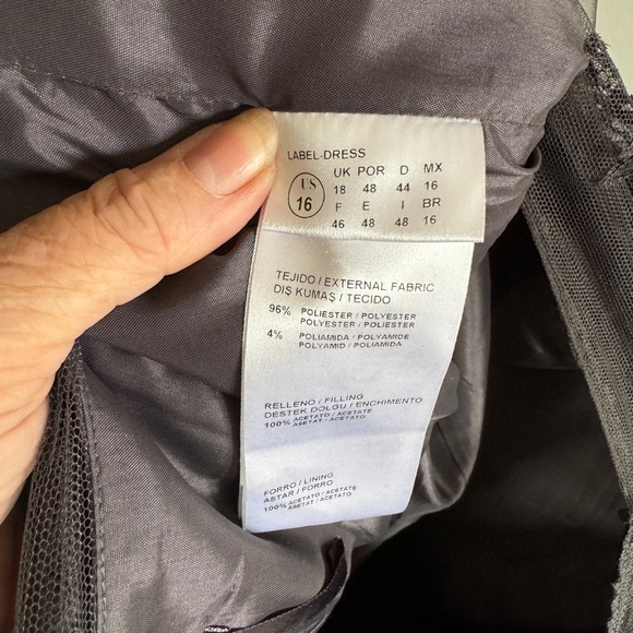 Pronovias Barcelona charcoal grey gown - Picture 8 of 12